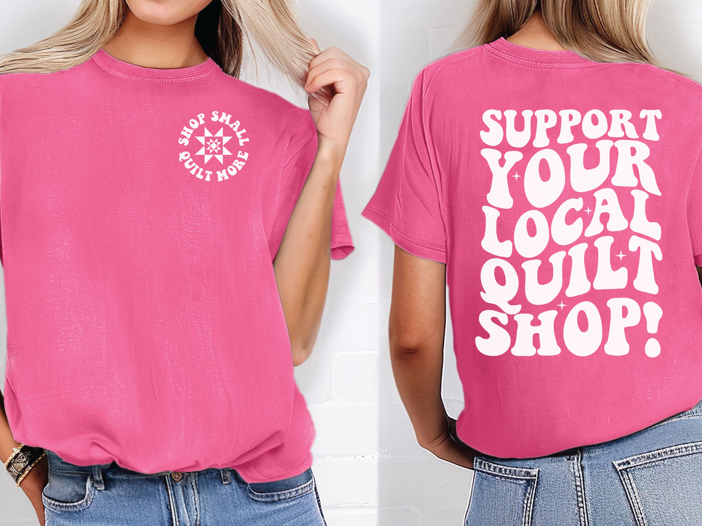 Support Your Local Quilt Shop T-Shirt