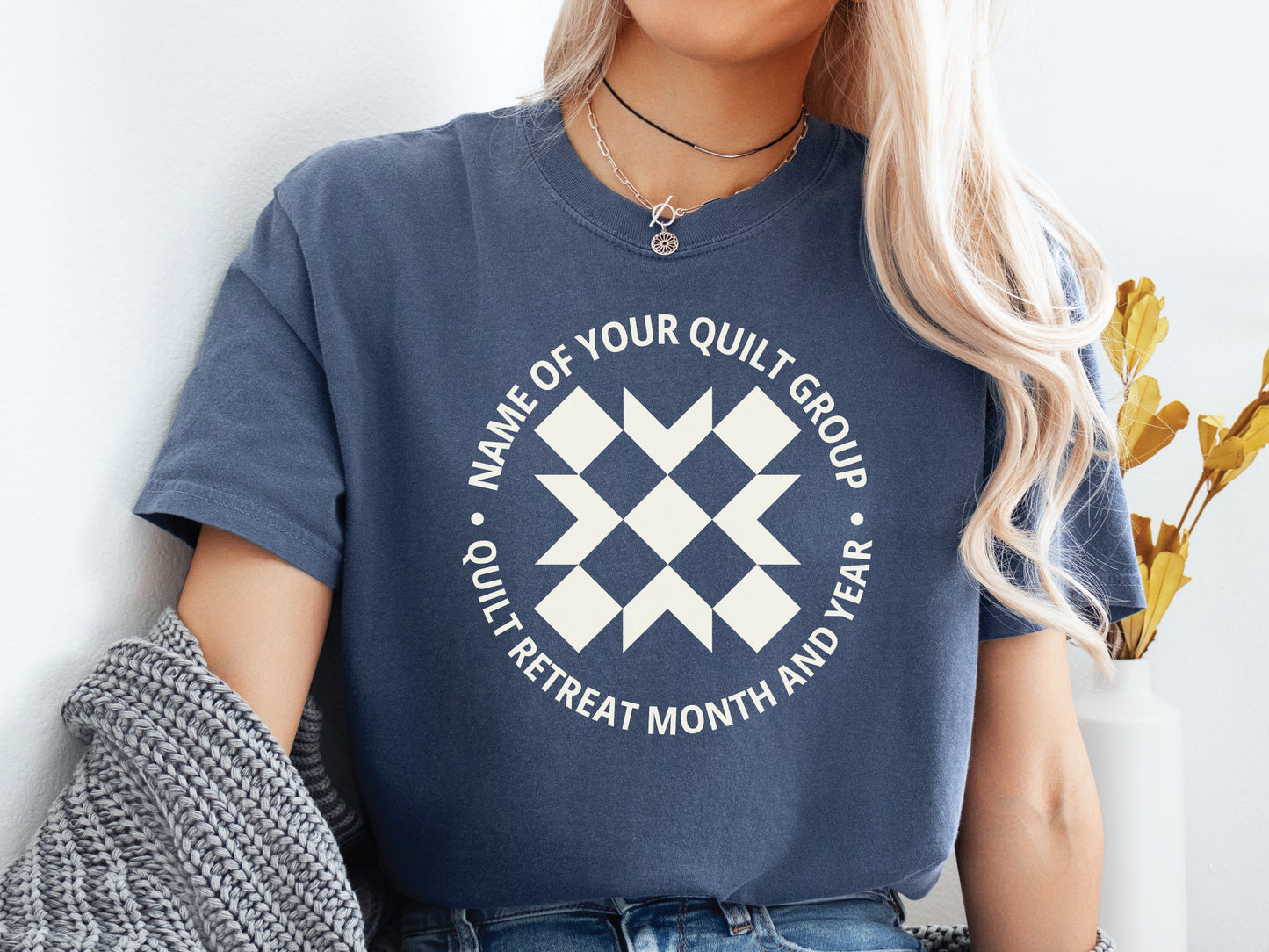 Custom Group Quilt Retreat T-Shirt