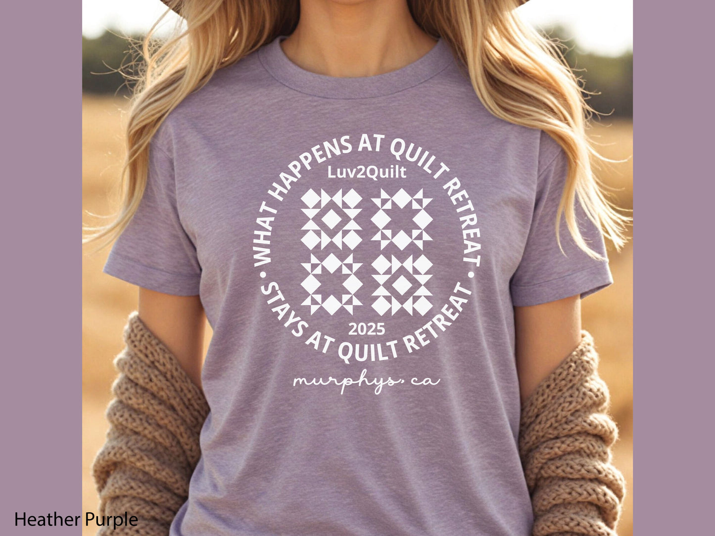 Luv2Quilt Custom Quilt Retreat T-Shirt