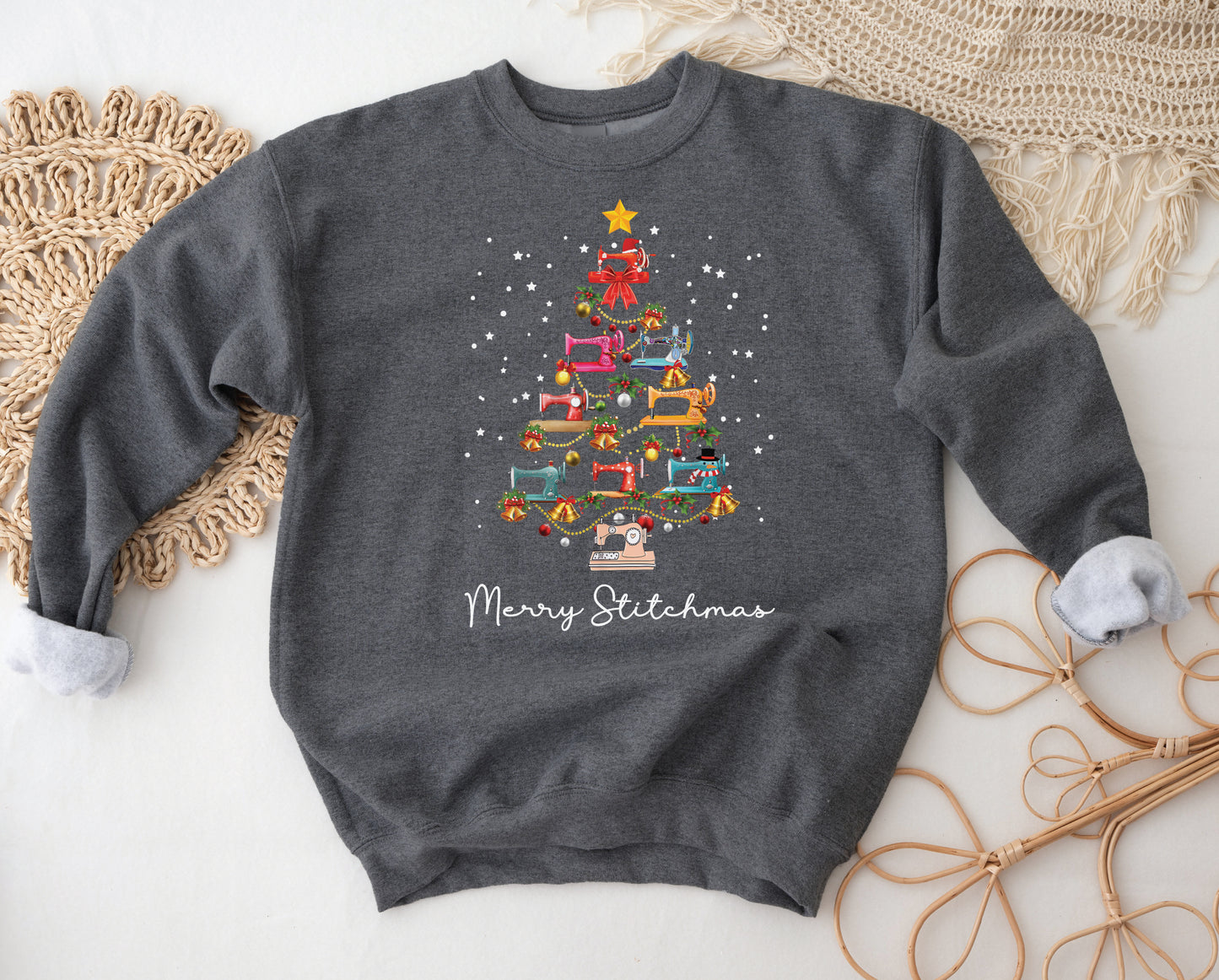 Merry Stitchmas Sewing Sweatshirt