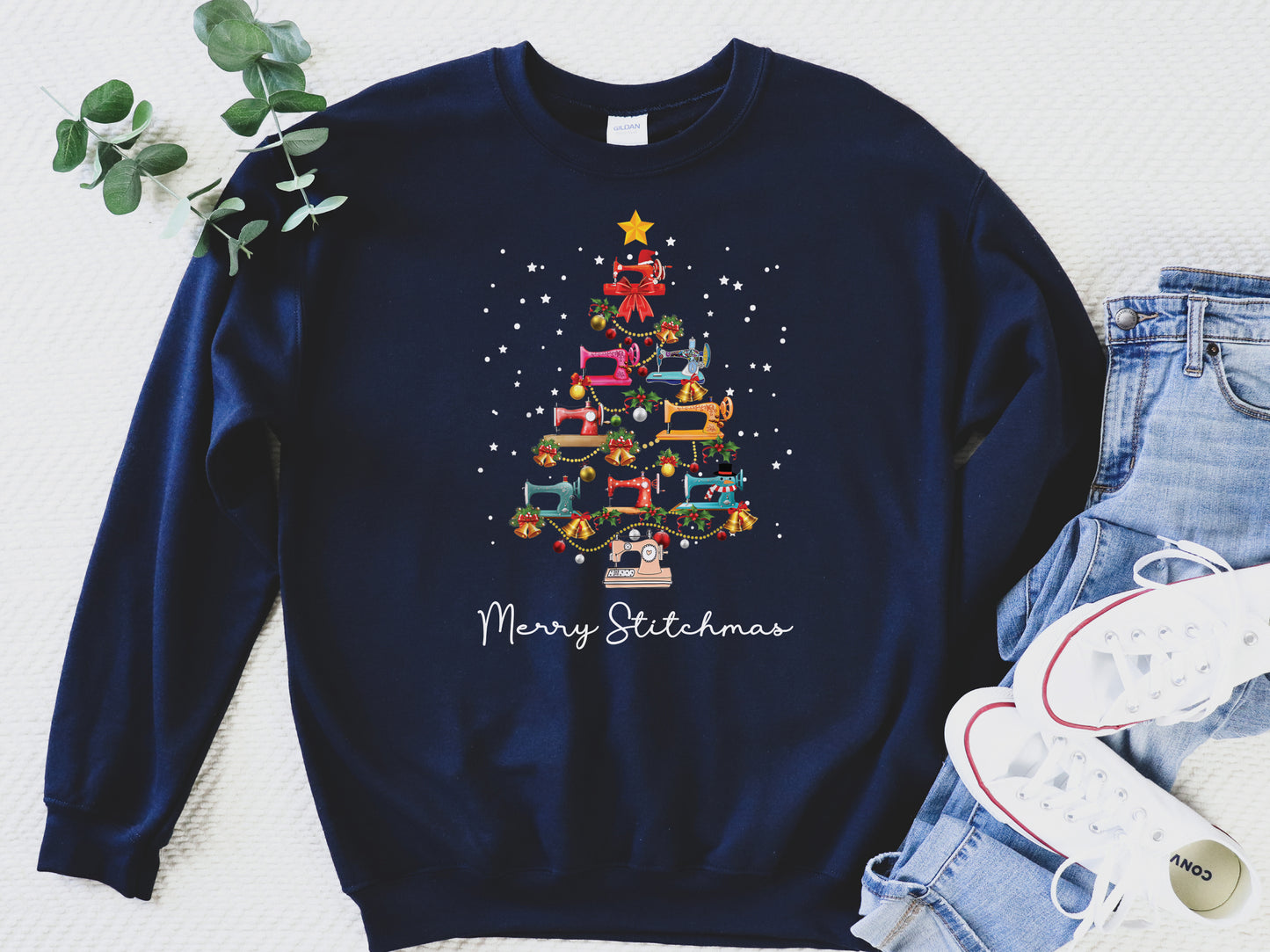 Merry Stitchmas Sewing Sweatshirt