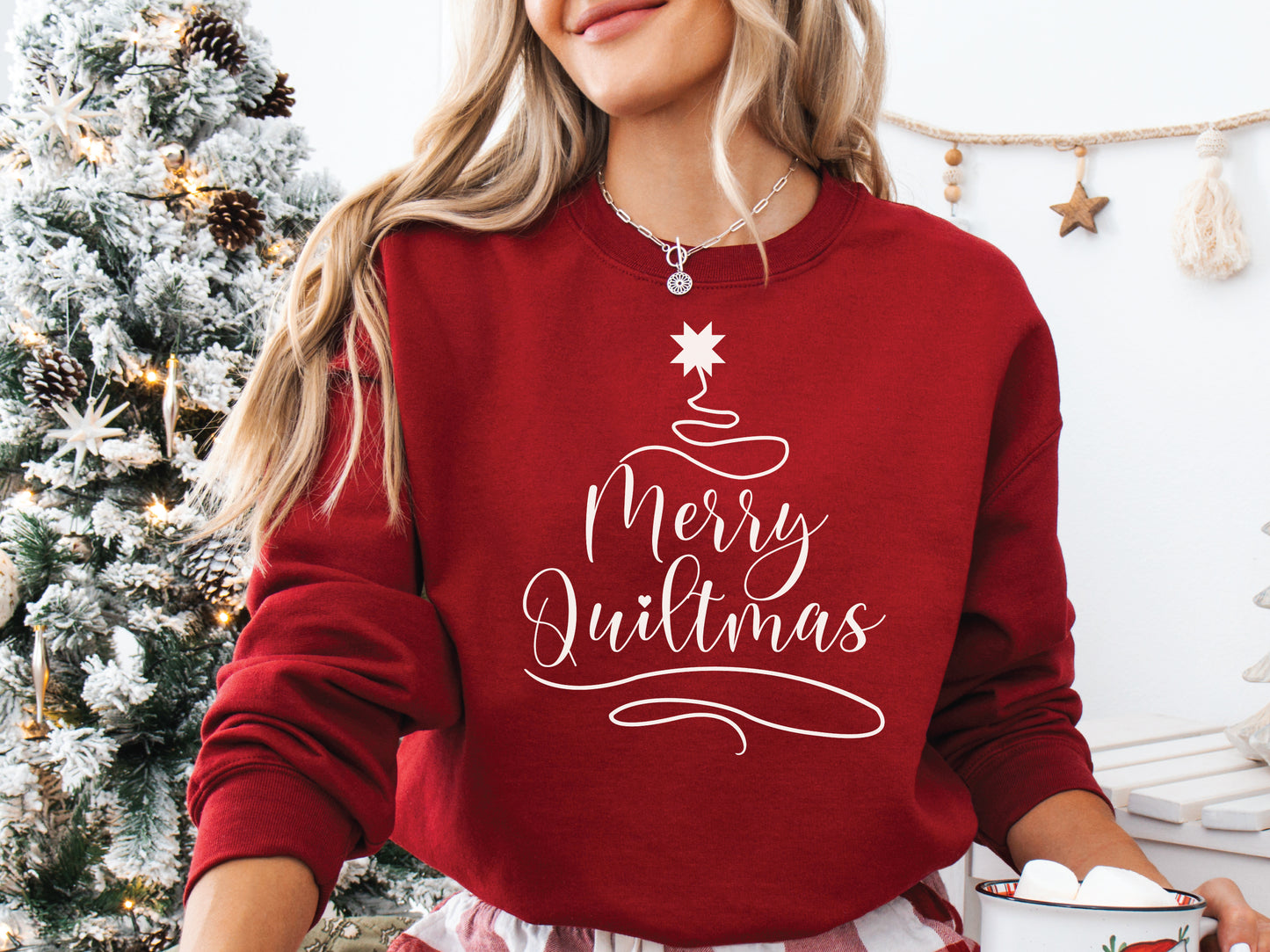 Merry Quiltmas Swirly Sweatshirt
