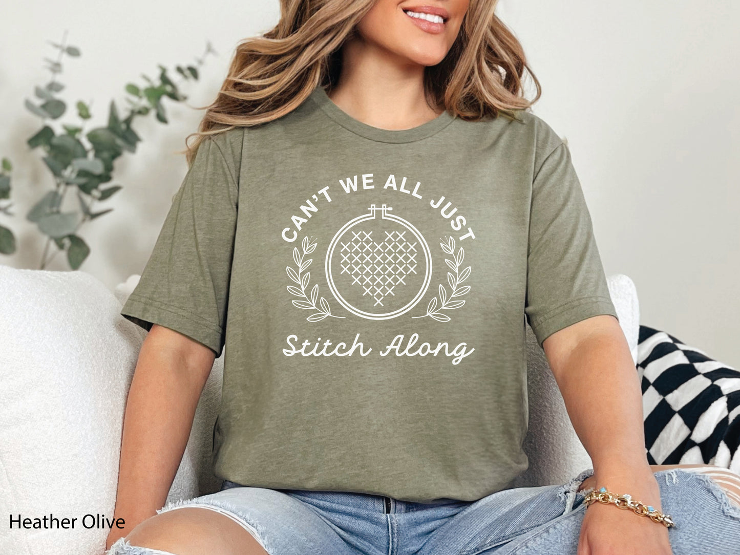 Can't We All Just Stitch Along T-Shirt