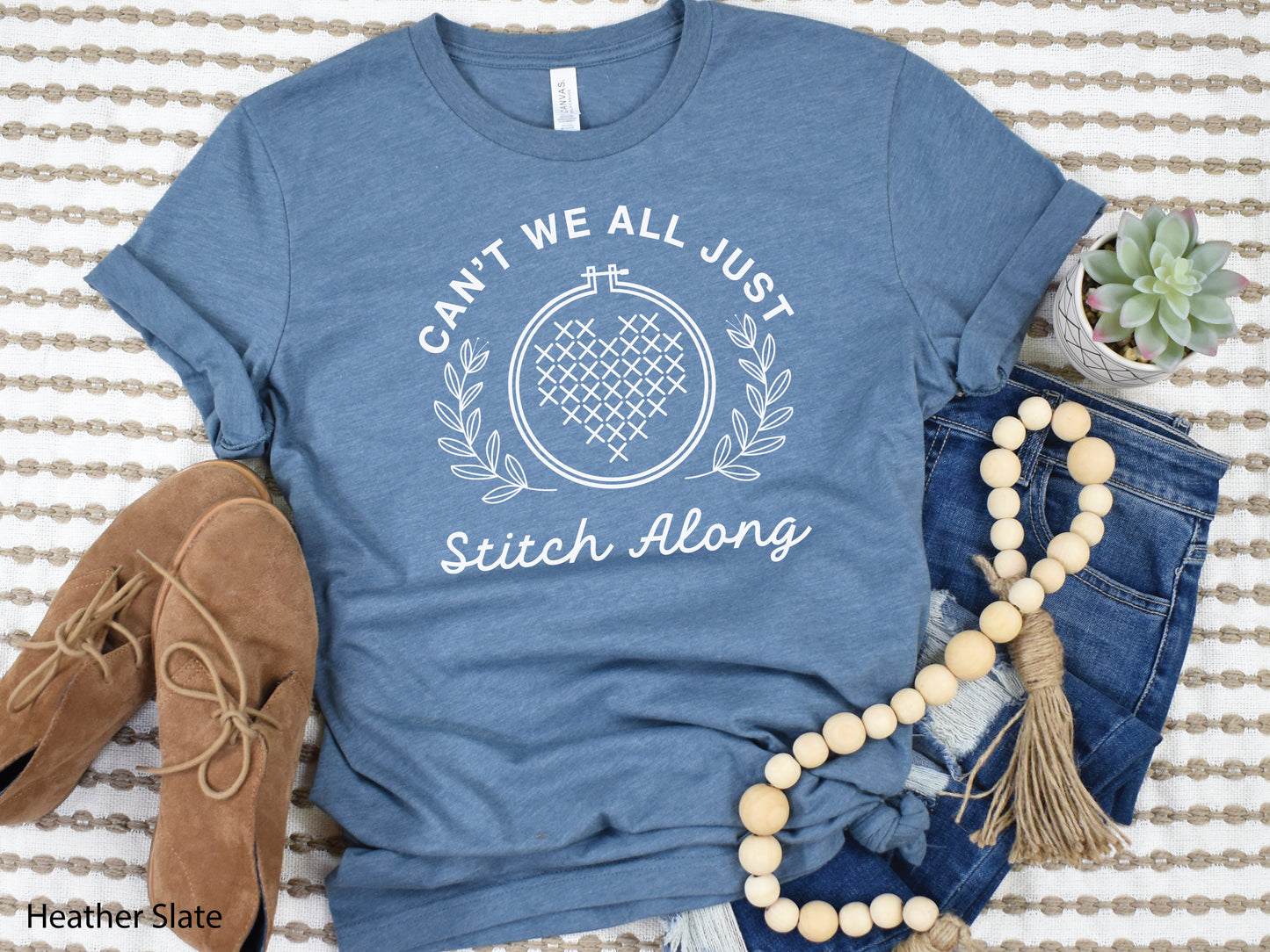 Can't We All Just Stitch Along T-Shirt