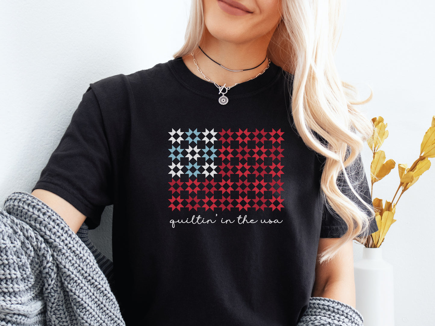 Quiltin' In the USA T-Shirt