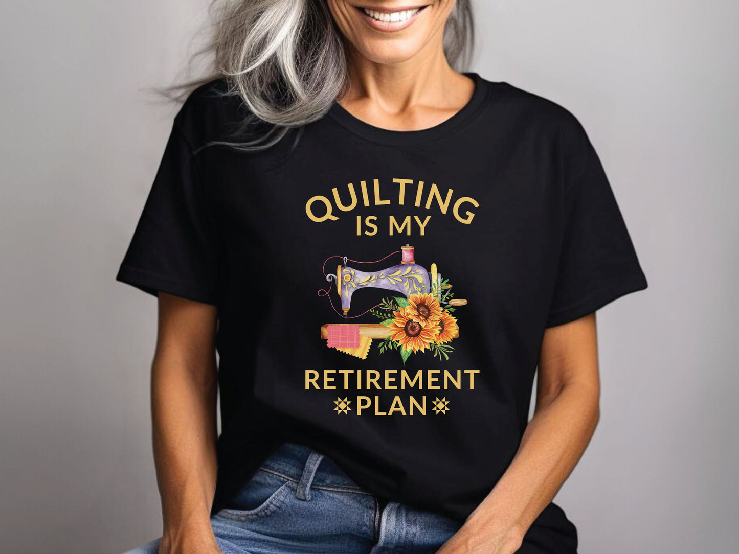 Quilting Is My Retirement Plan T-Shirt