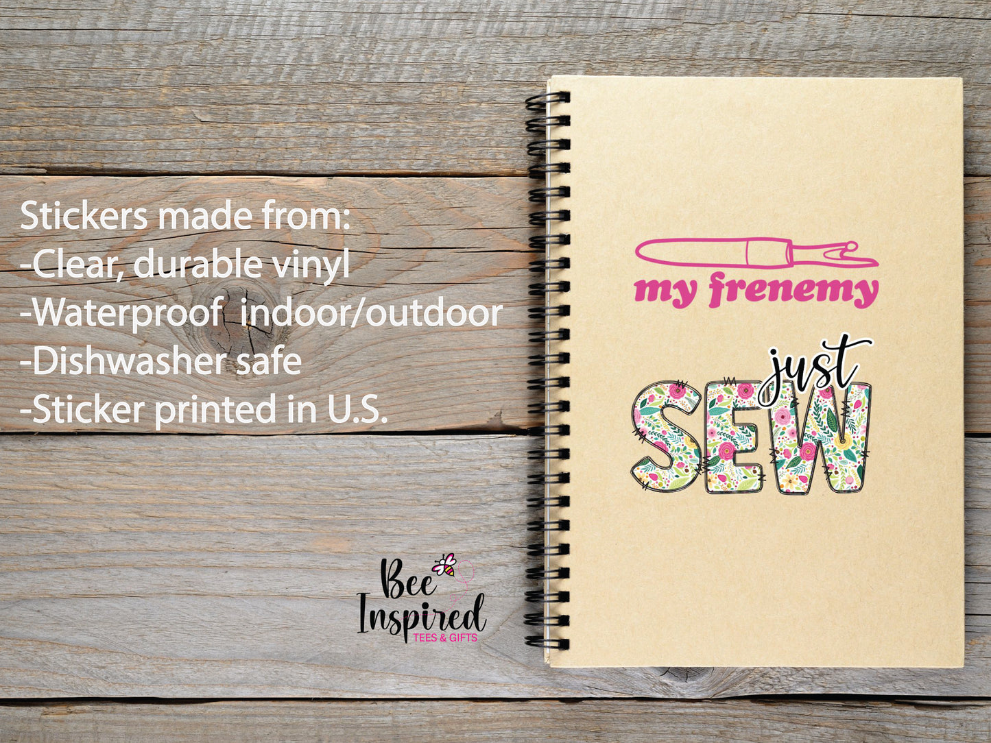 My Frenemy Sewing Vinyl Sticker