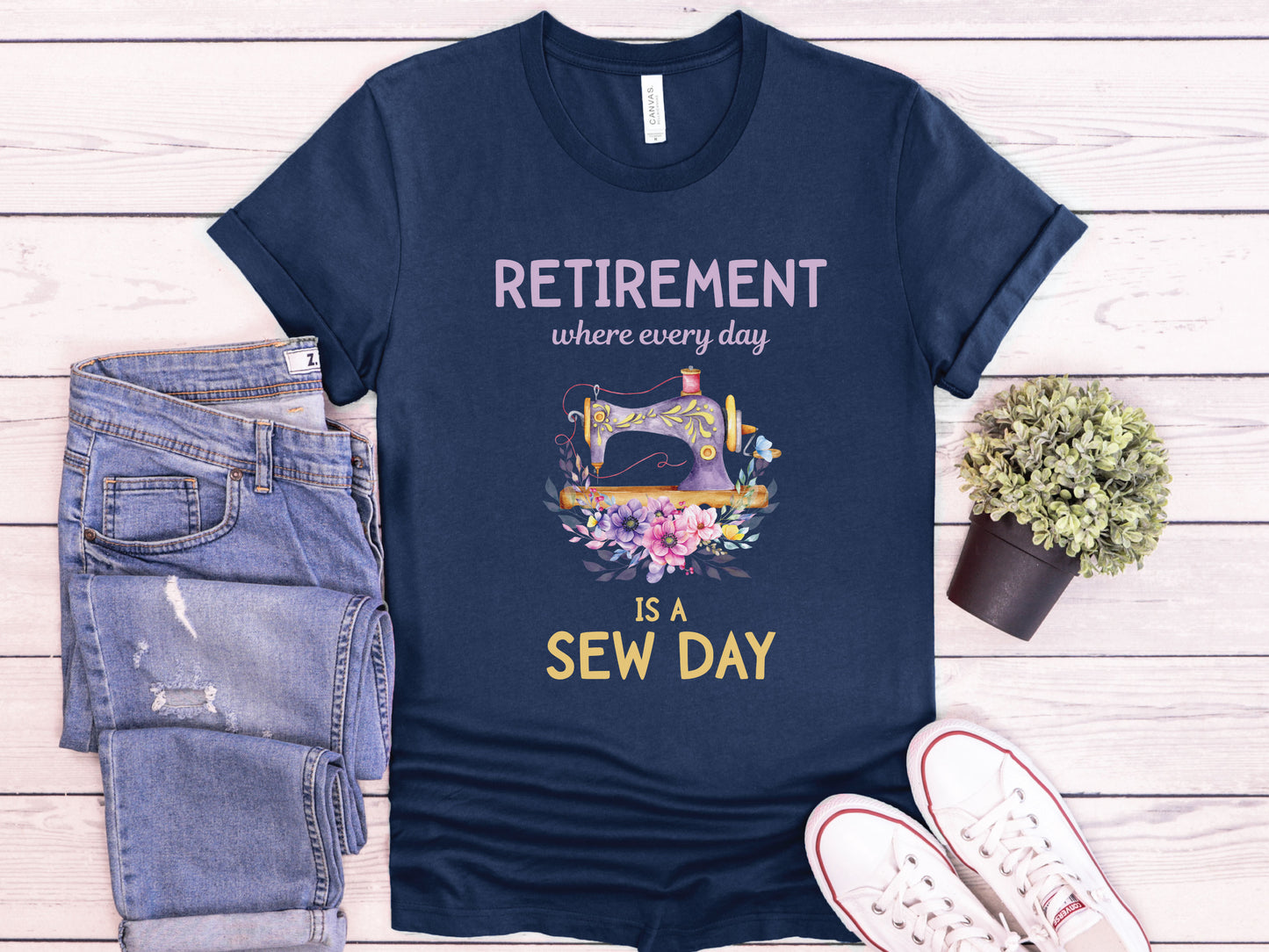 Retirement Every Day Is a Sew Day T-Shirt