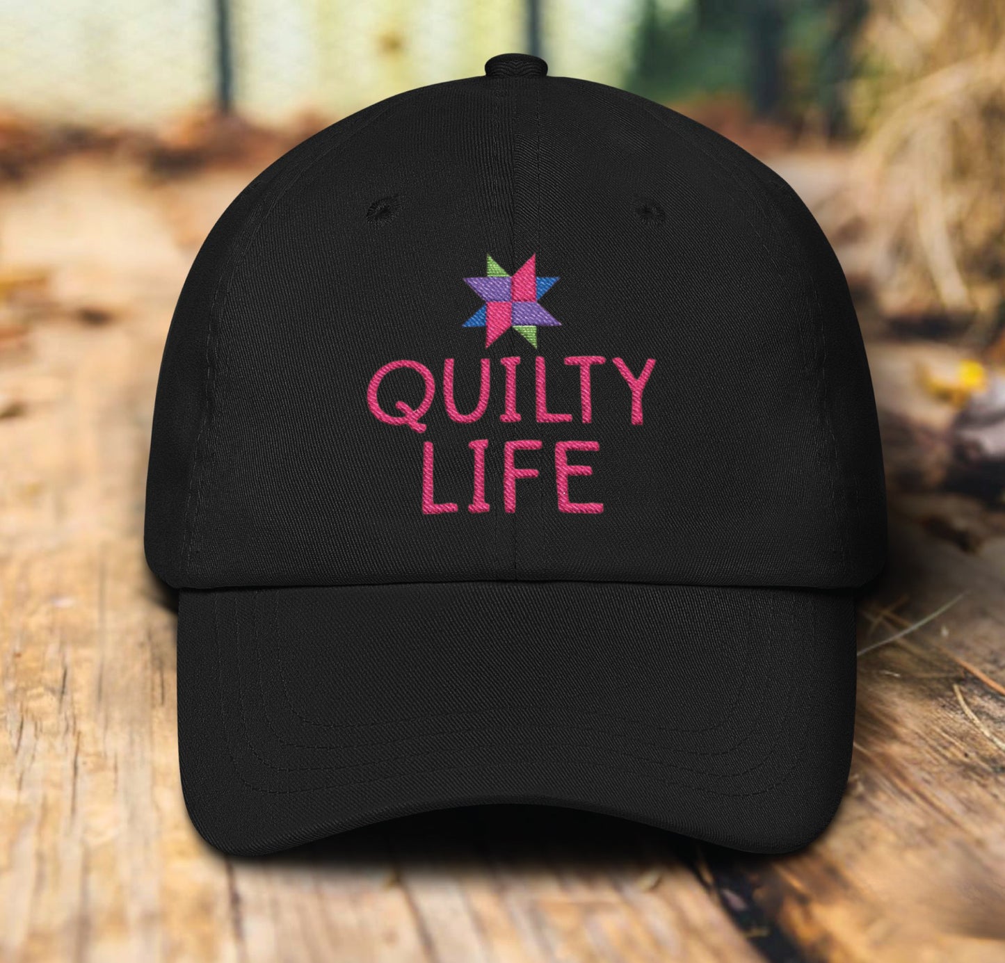 Quilty Life Embroidery Hat