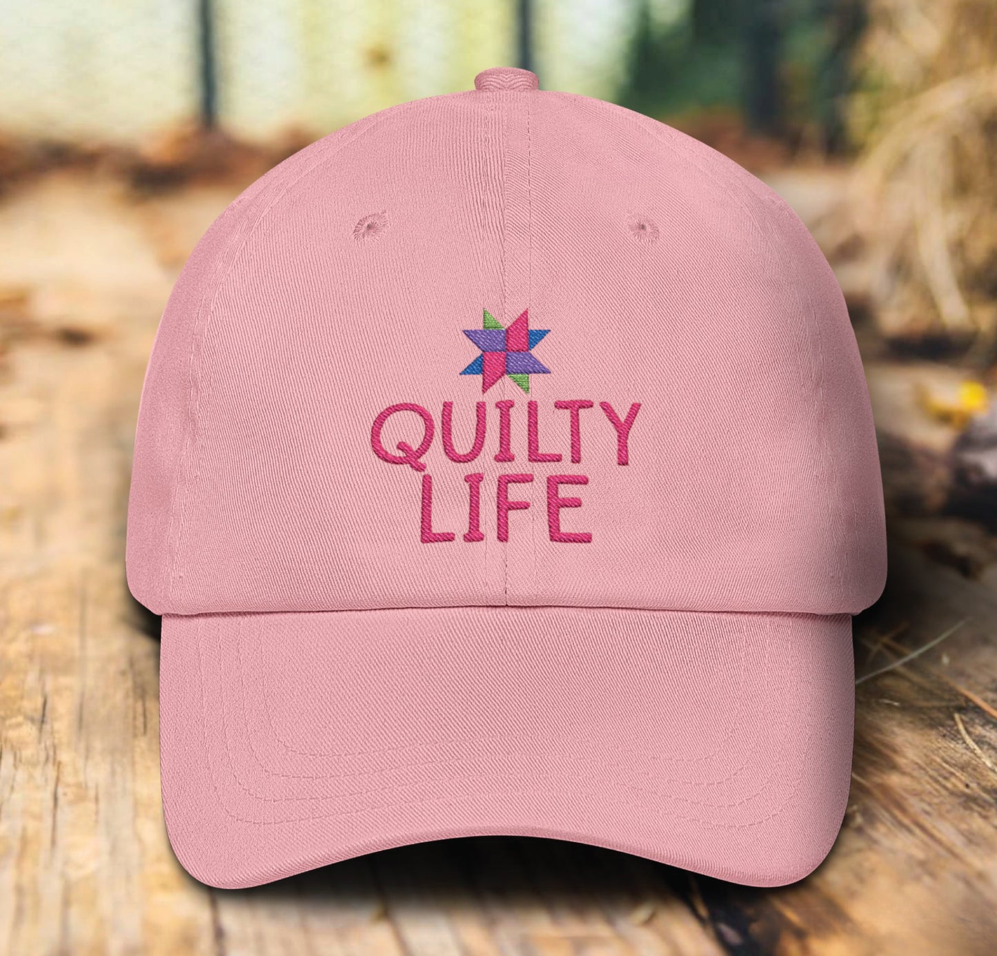 Quilty Life Embroidery Hat