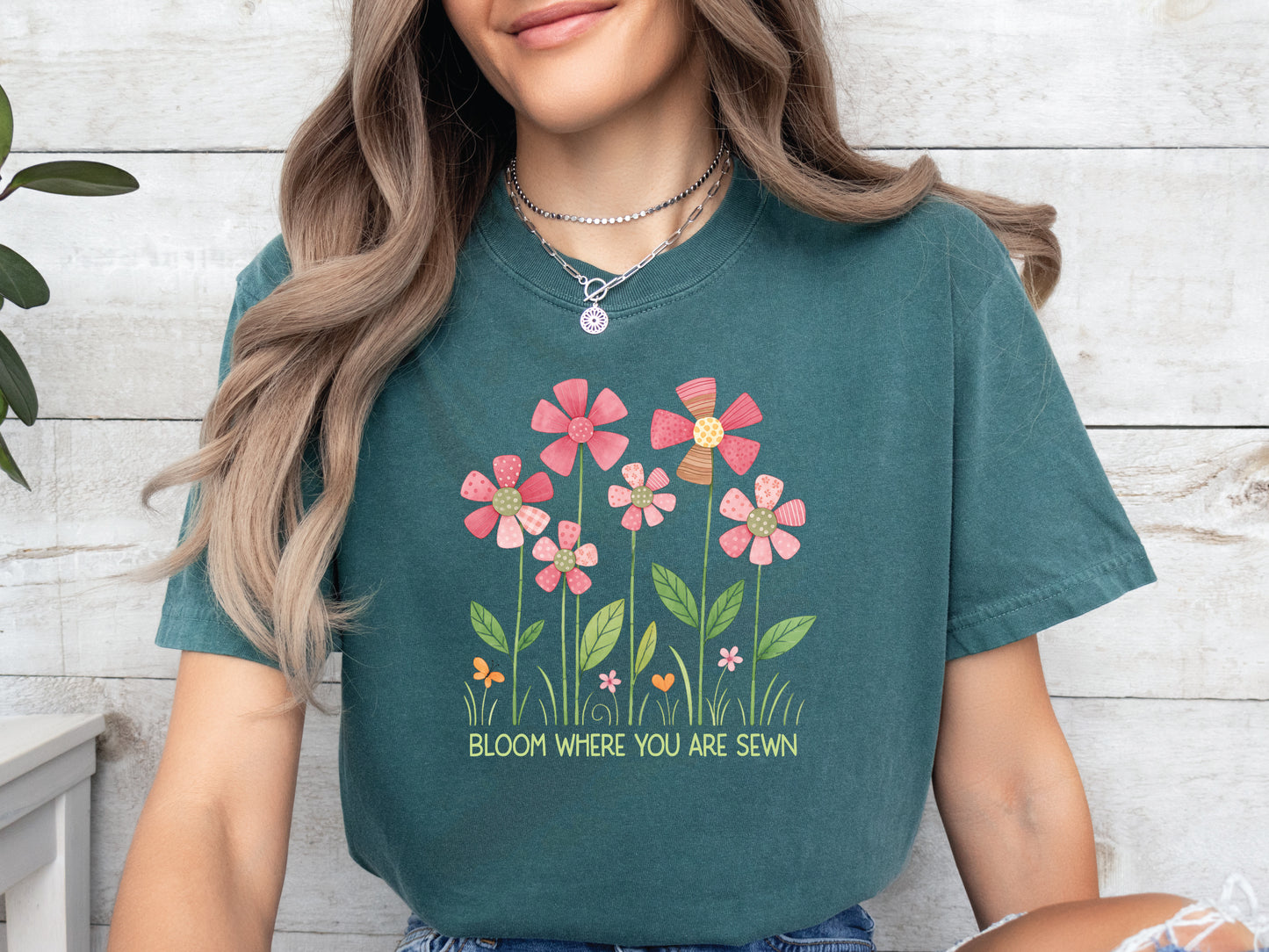 Bloom Where You Are Sewn T-Shirt
