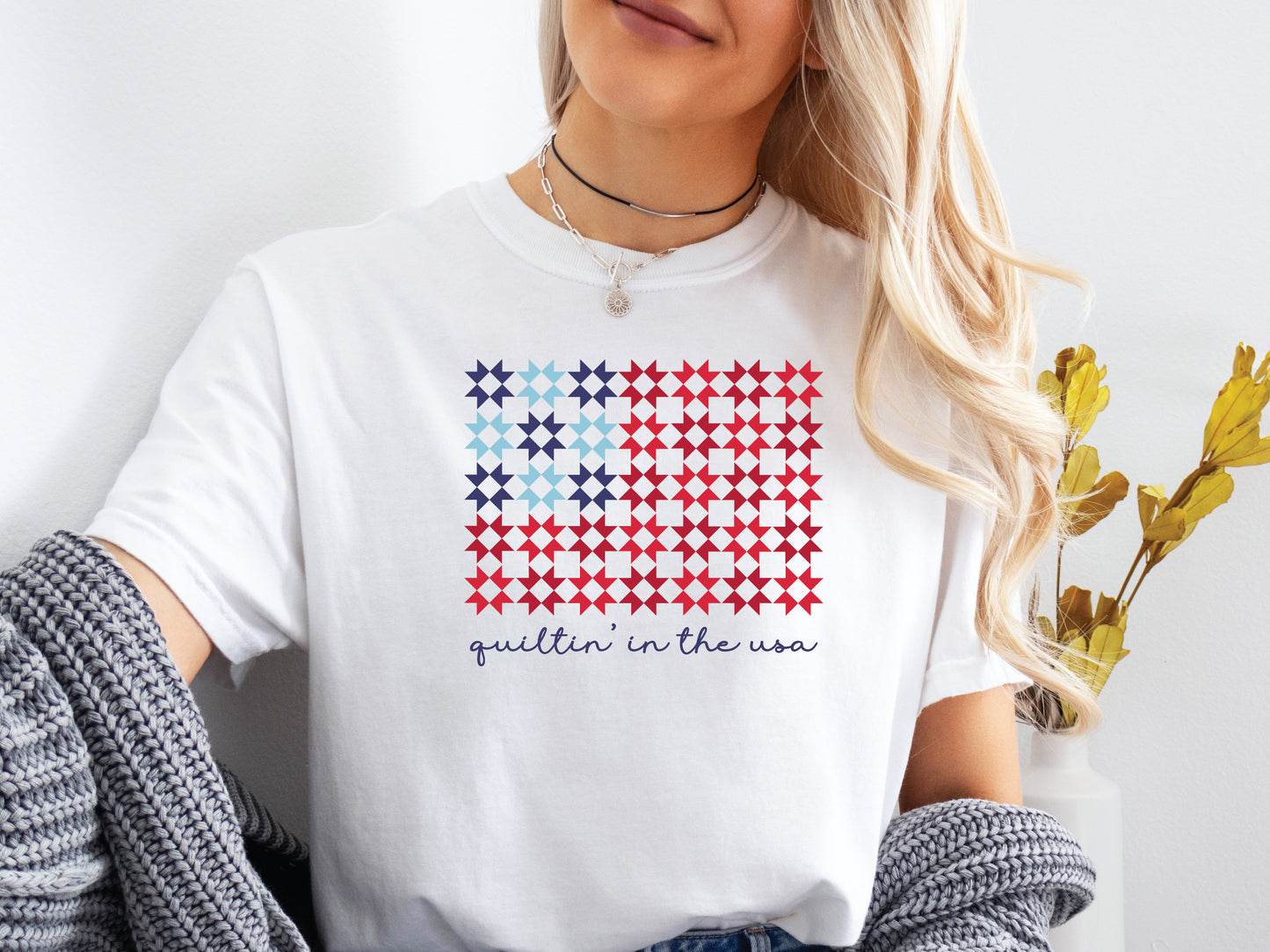 Quiltin' In the USA T-Shirt