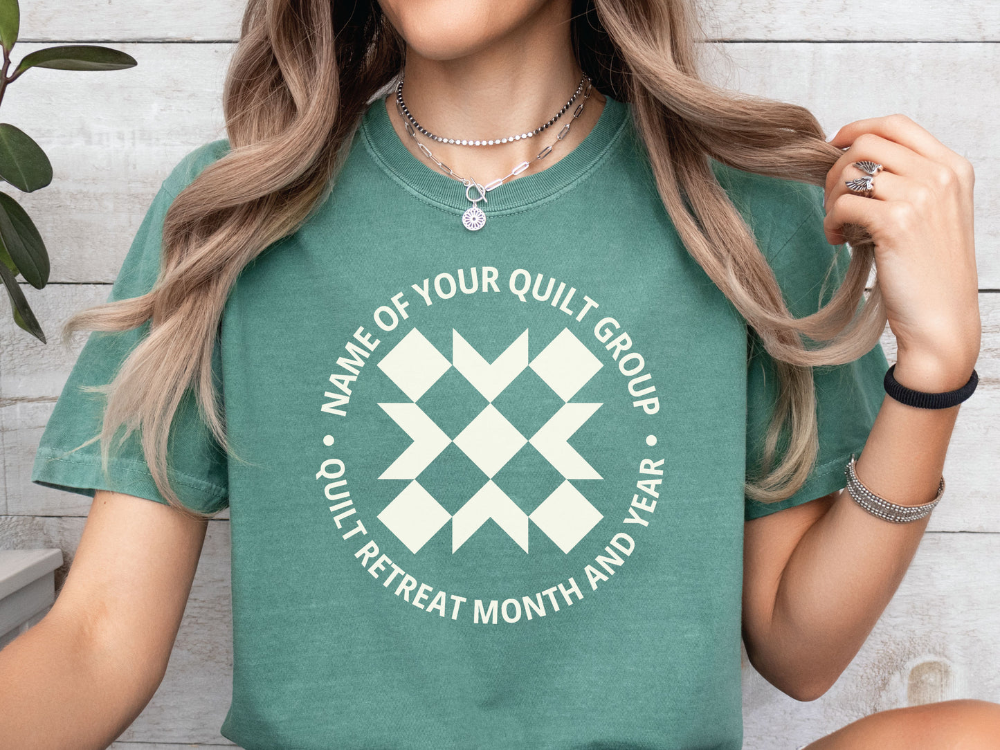 Custom Group Quilt Retreat T-Shirt