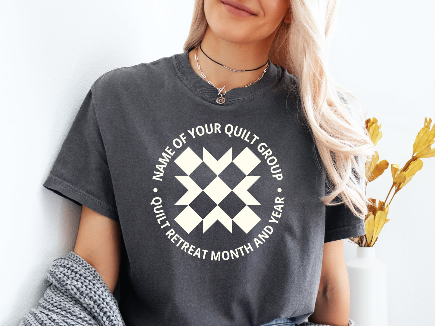 Custom Group Quilt Retreat T-Shirt