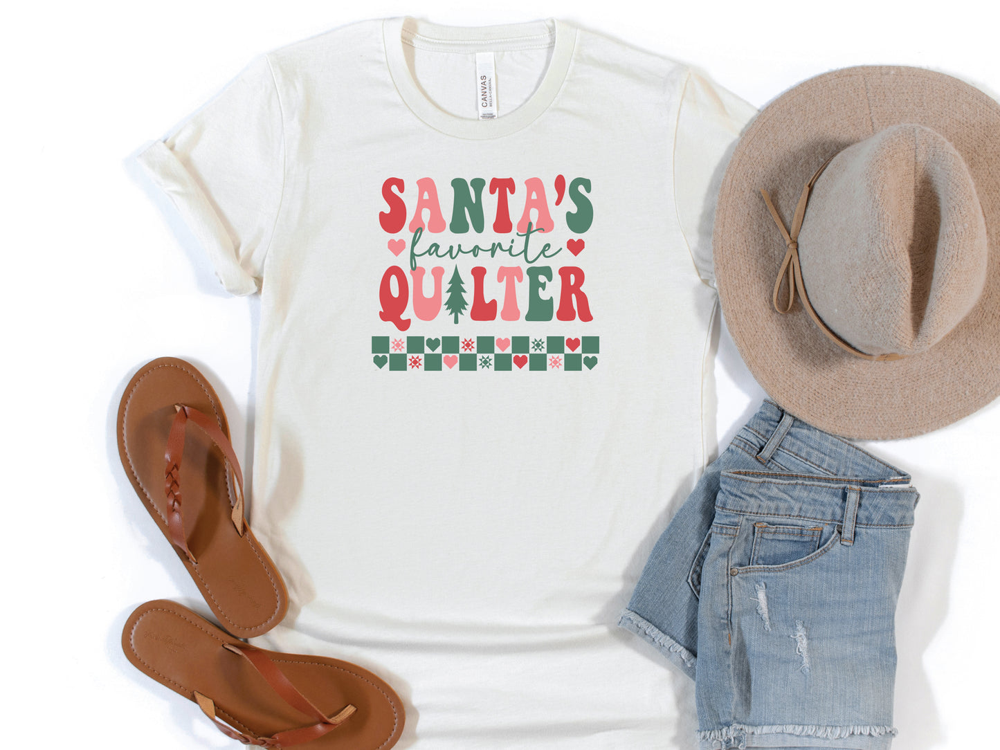 Santa's Favorite Quilter T-Shirt