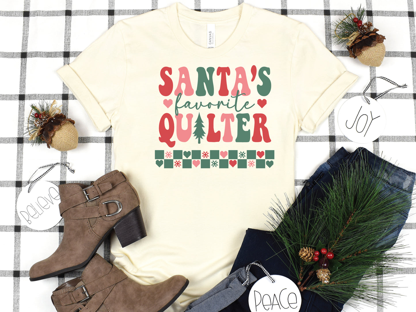 Santa's Favorite Quilter T-Shirt