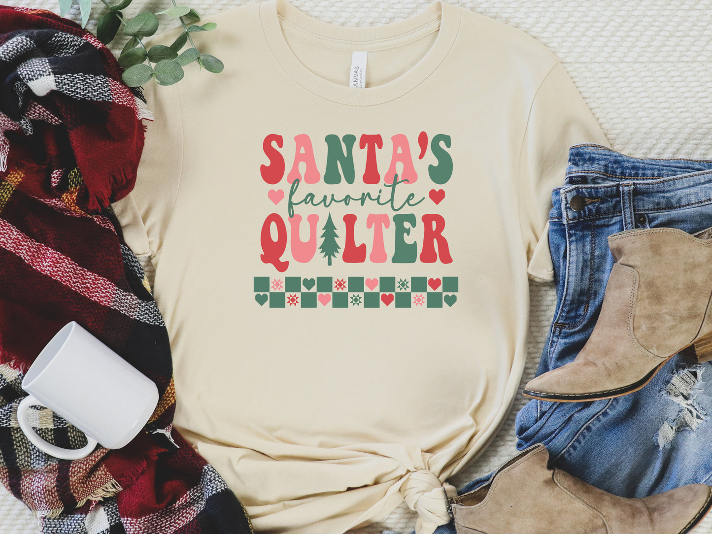 Santa's Favorite Quilter T-Shirt