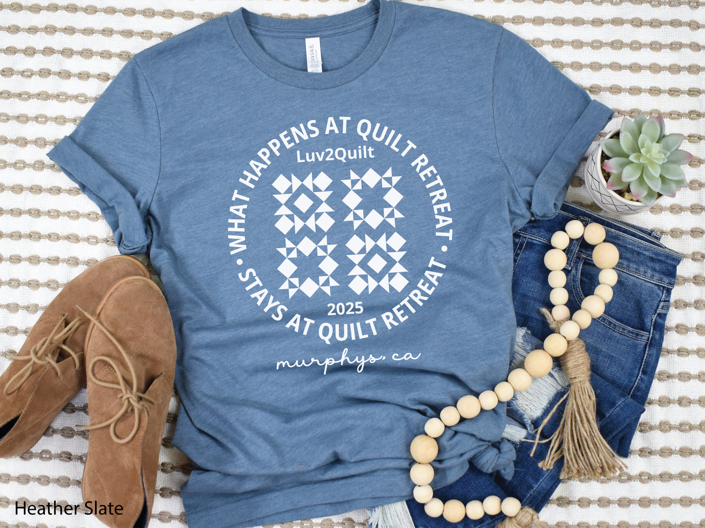 Luv2Quilt Custom Quilt Retreat T-Shirt
