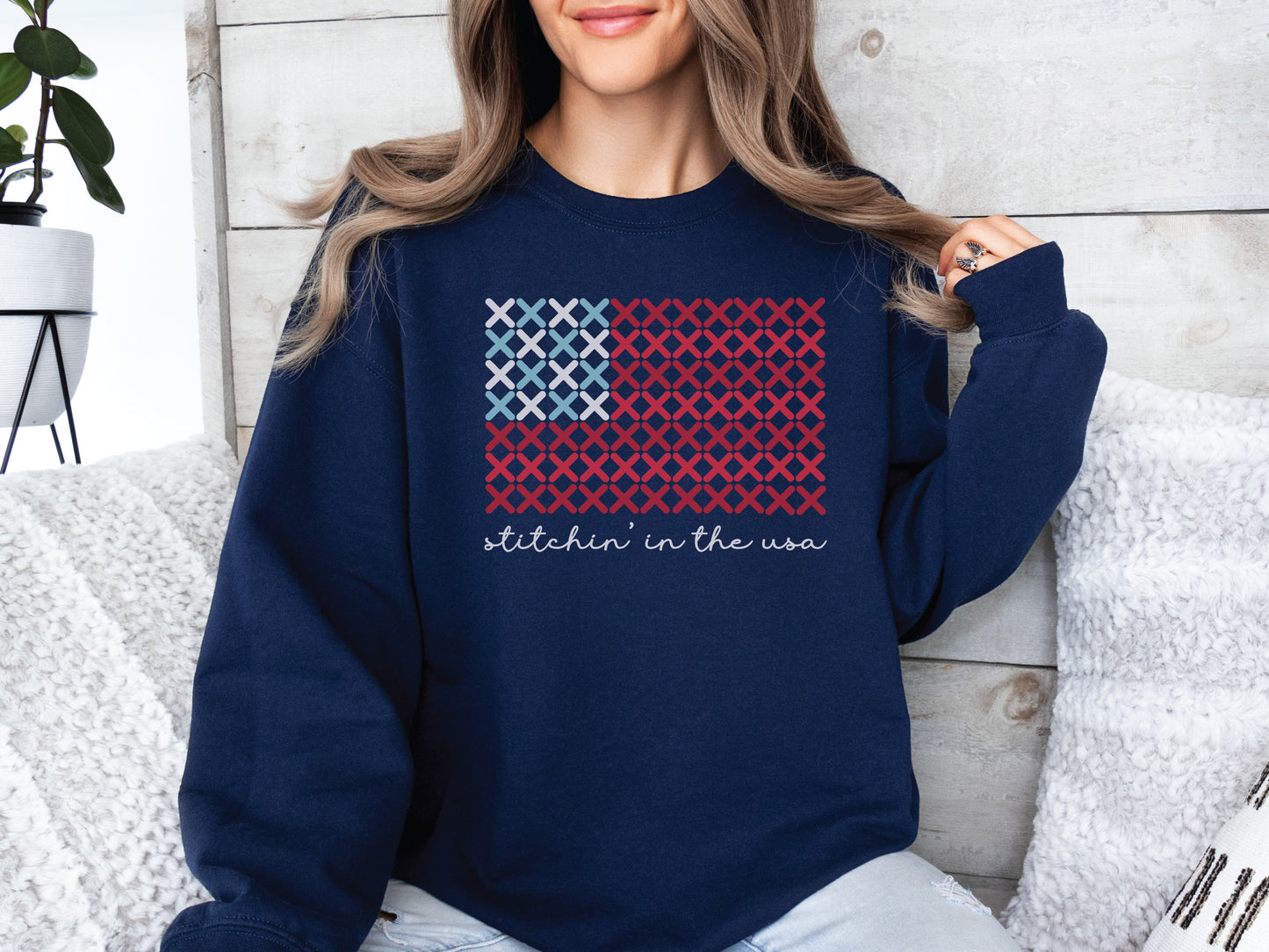 Stitchin In The USA Sweatshirt