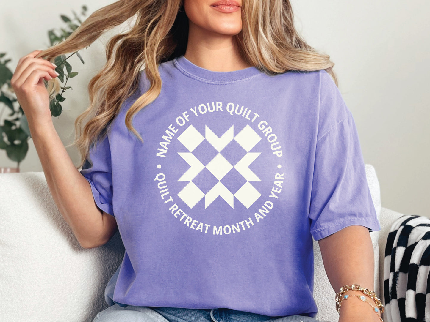 Custom Group Quilt Retreat T-Shirt
