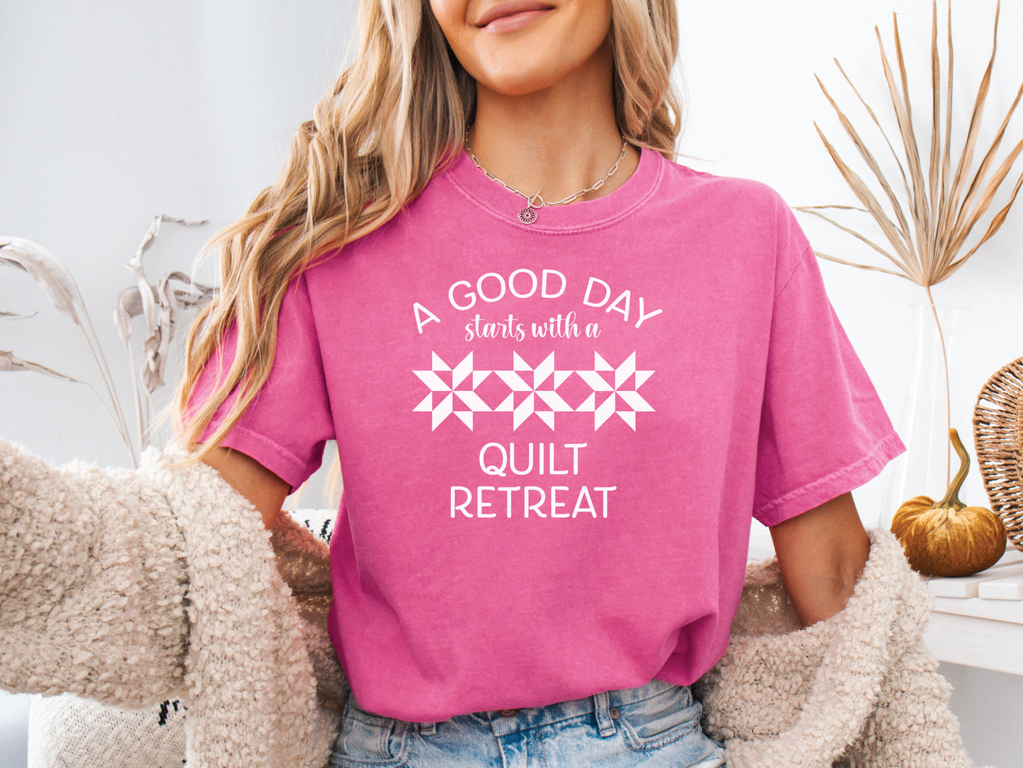 A Good Day Starts With A Quilt Retreat T-Shirt