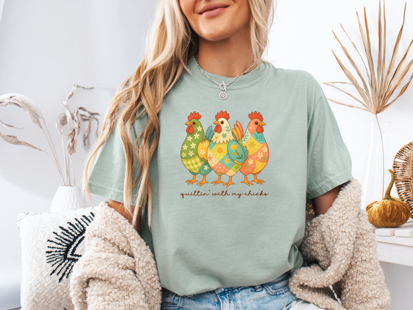 Quiltin' With My Chicks T-Shirt