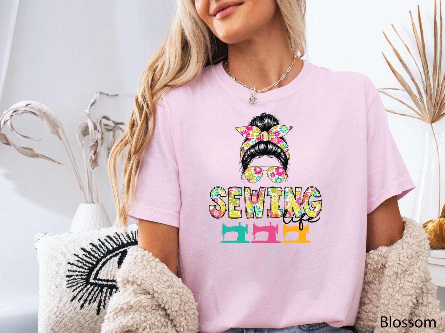Messy Bun & Sewing Life T-Shirt
