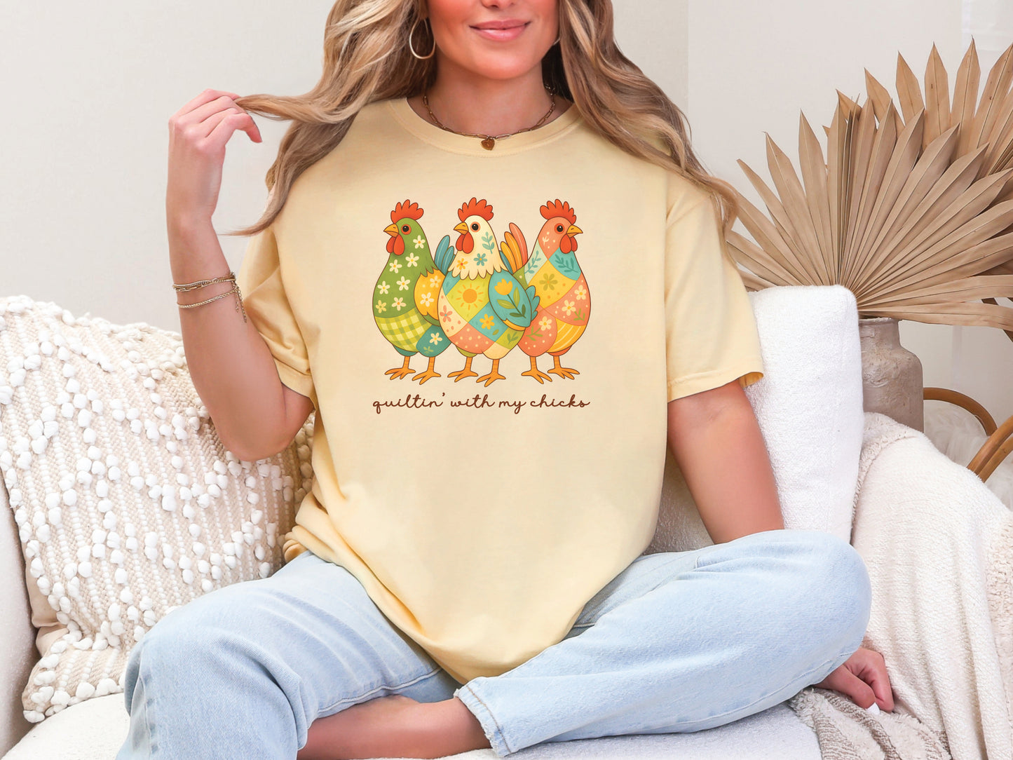 Quiltin' With My Chicks T-Shirt