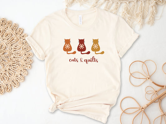 Cats & Quilts Autumn T-Shirt