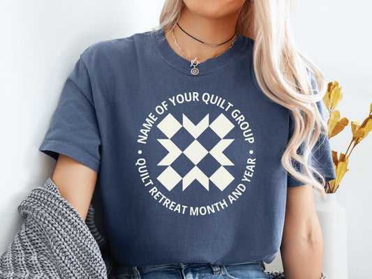 Custom Group Quilt Retreat T-Shirt