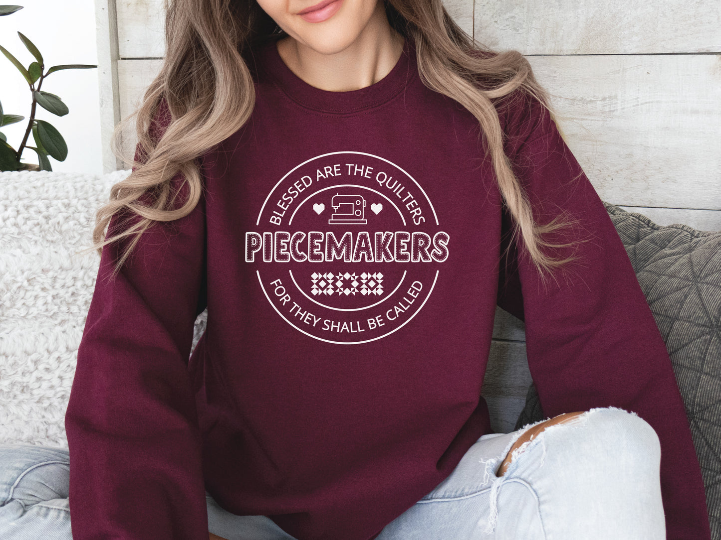 Blessed Are The Piecemakers Sweatshirt