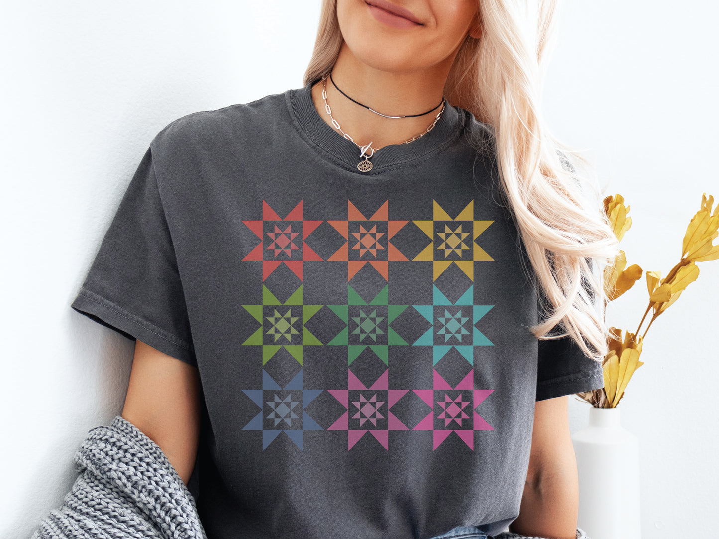 Ombre Quilt Block T-Shirt
