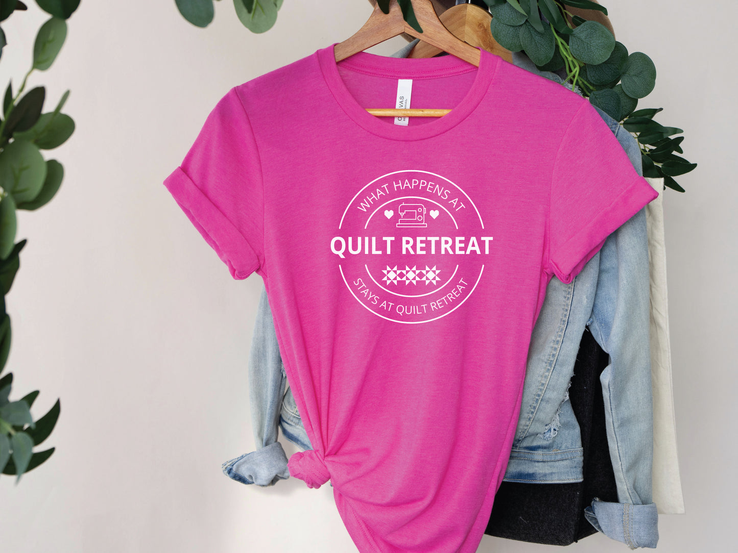 What Happens At Quilt Retreat, Stays At Quilt Retreat T-Shirt