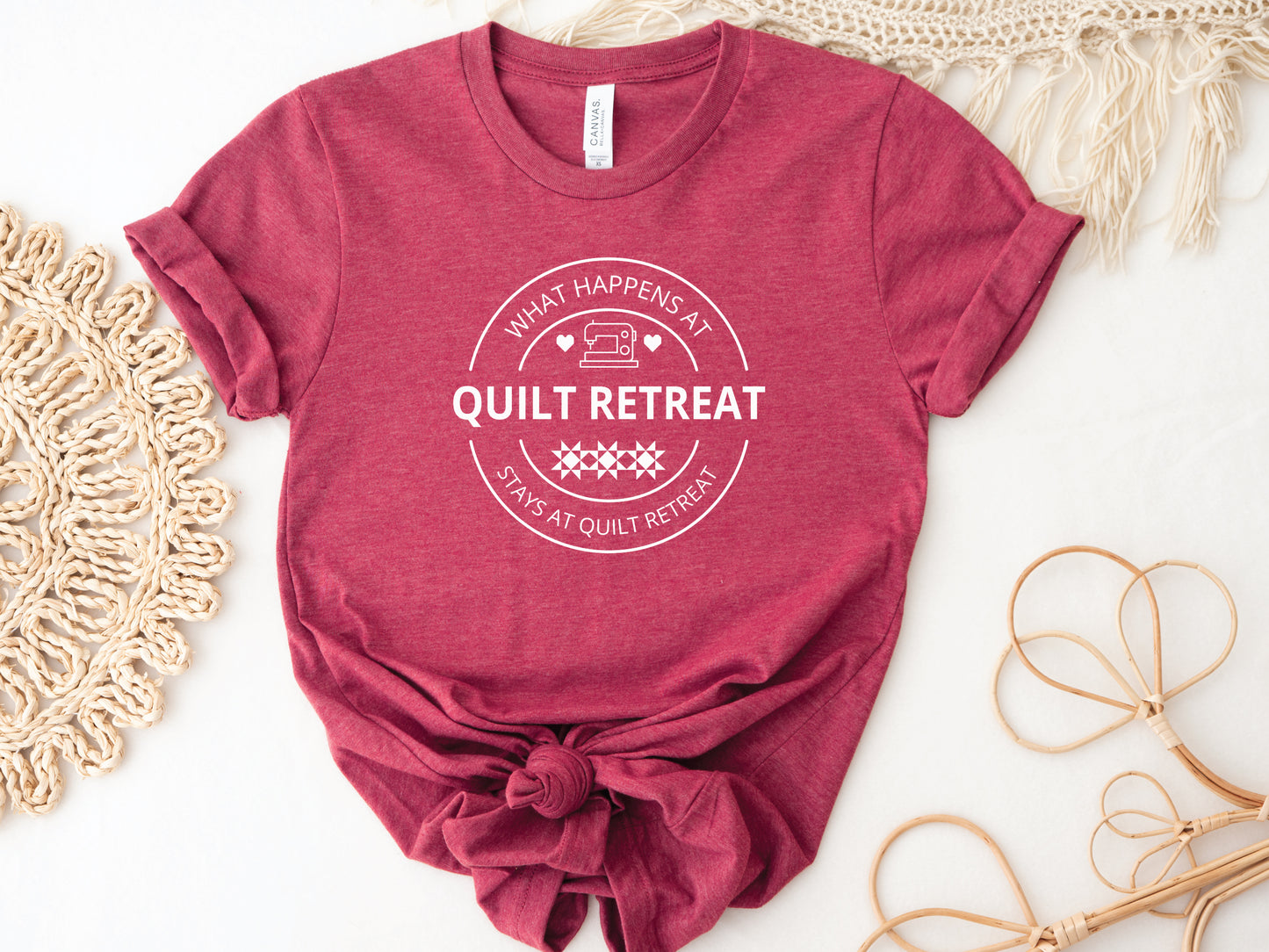 What Happens At Quilt Retreat, Stays At Quilt Retreat T-Shirt