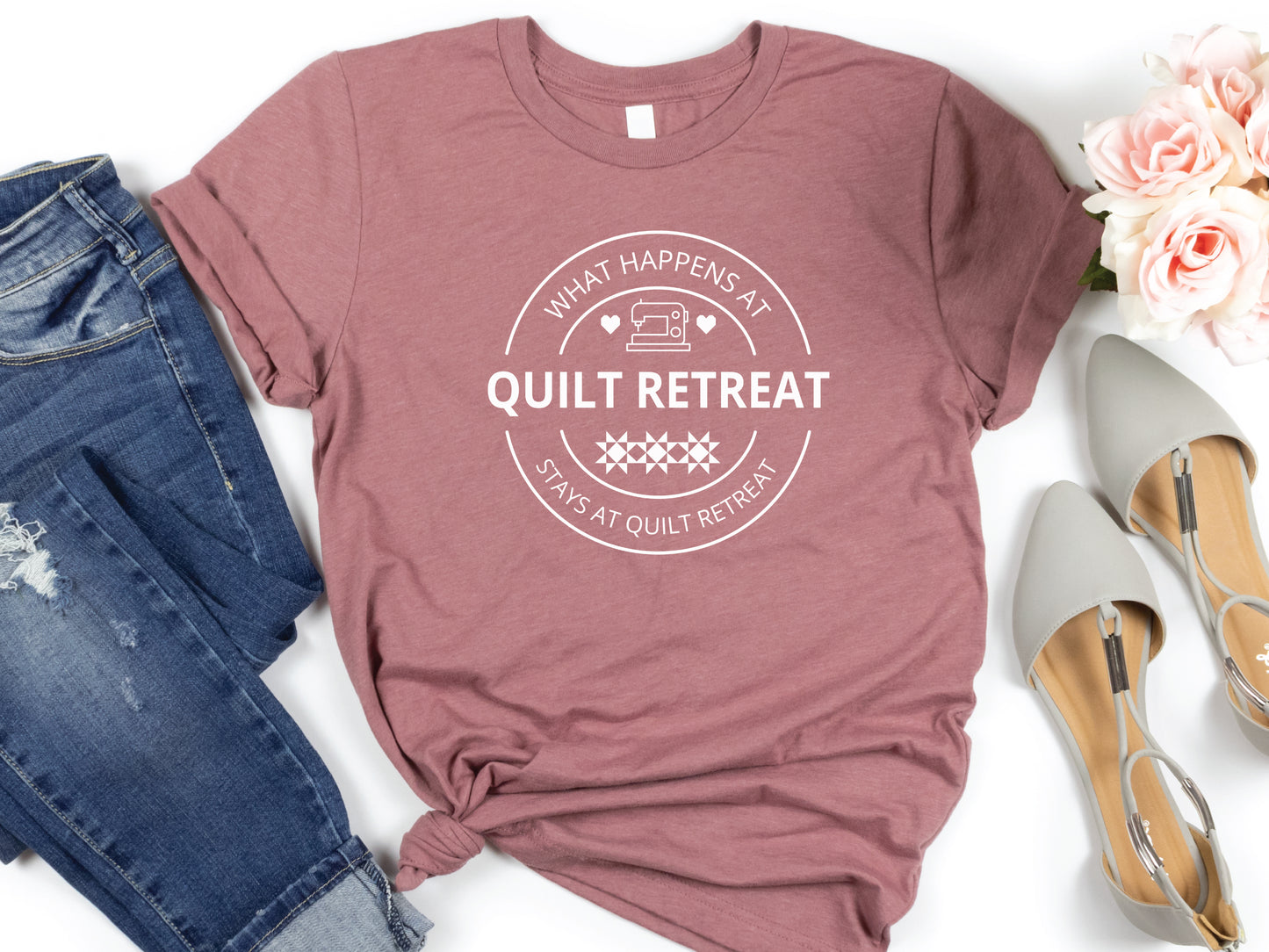 What Happens At Quilt Retreat, Stays At Quilt Retreat T-Shirt