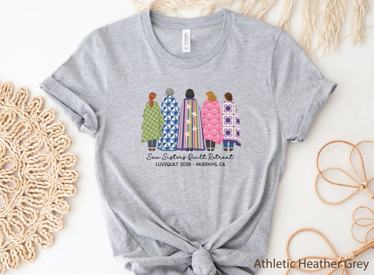 Sew Sister Quit Retreat Crew T-Shirt (Lightweight)
