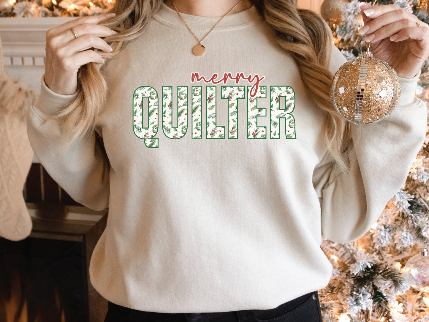 Merry Quilter Holly Sweatshirt