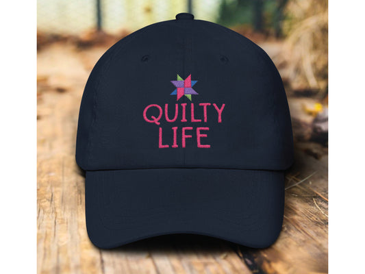 Quilty Life Embroidery Hat