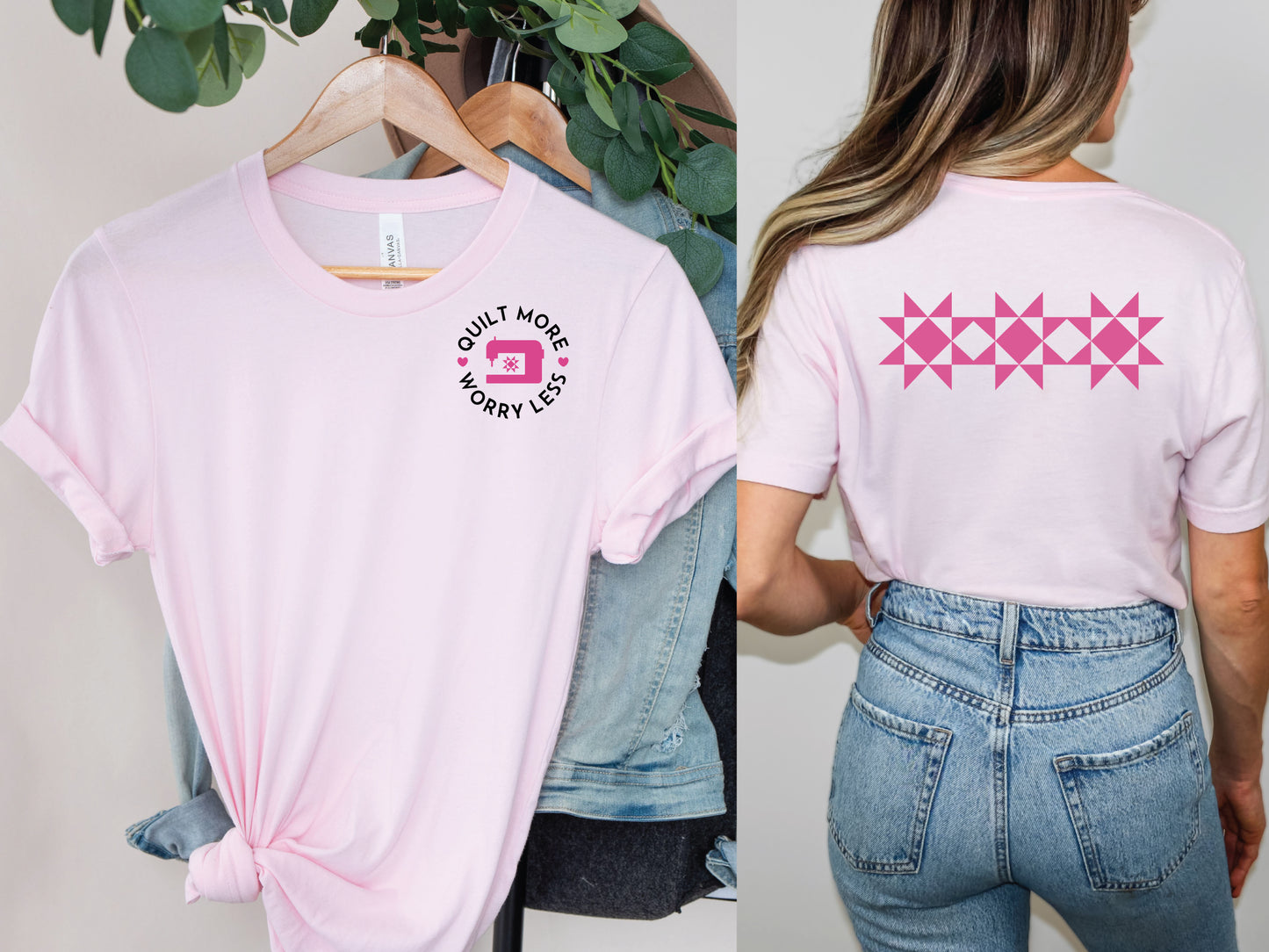 Quilt More, Worry Less T-Shirt