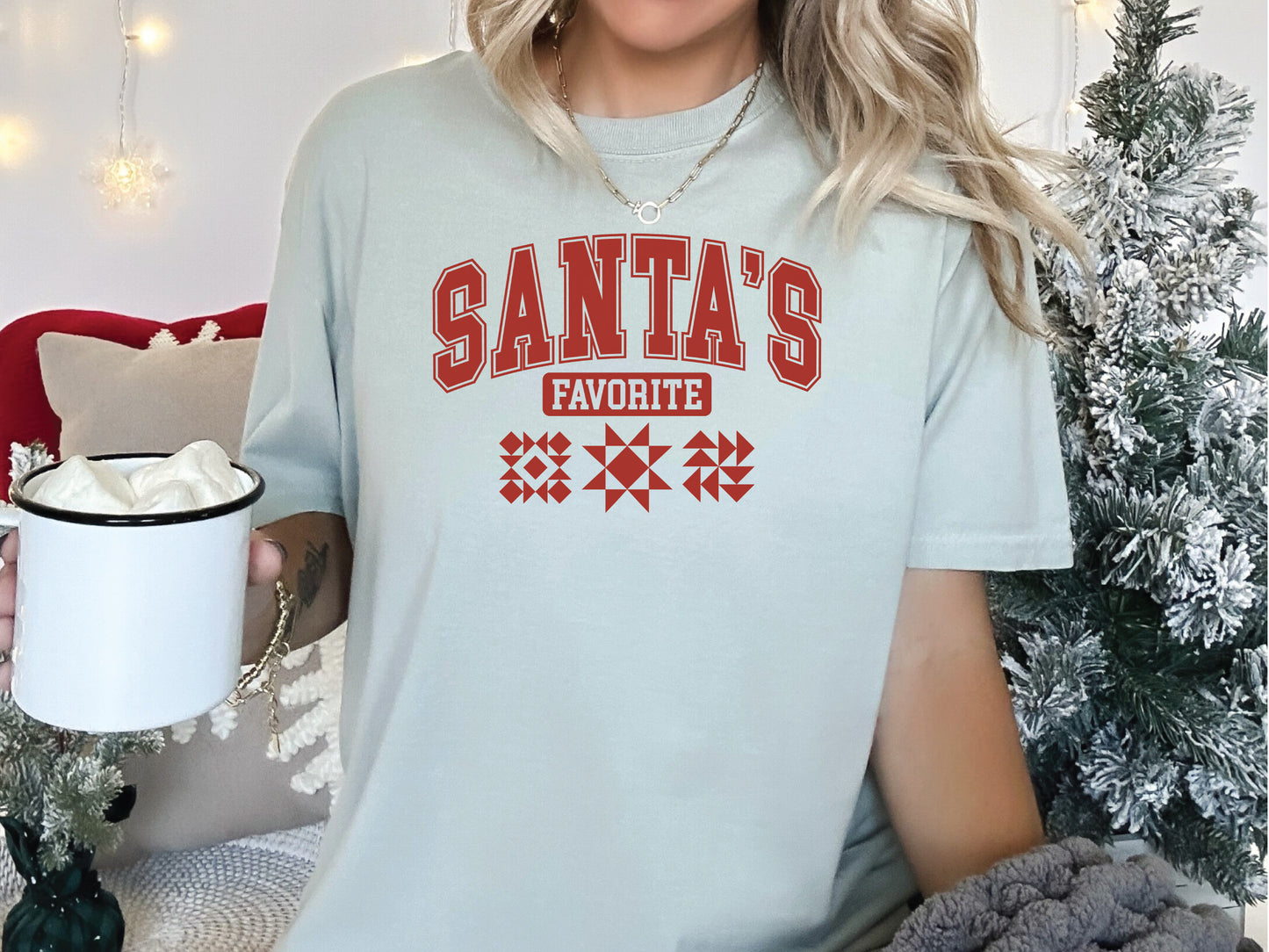 Santa's Favorite Quilter T-Shirt