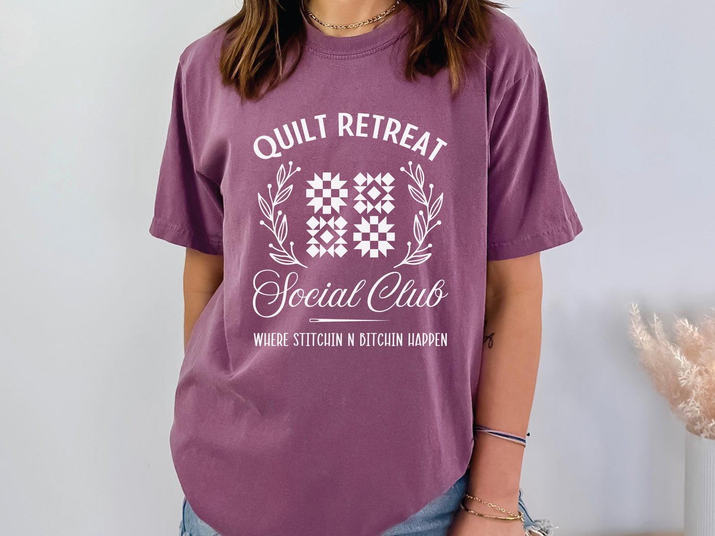 Quilt Retreat Social Club T-Shirt