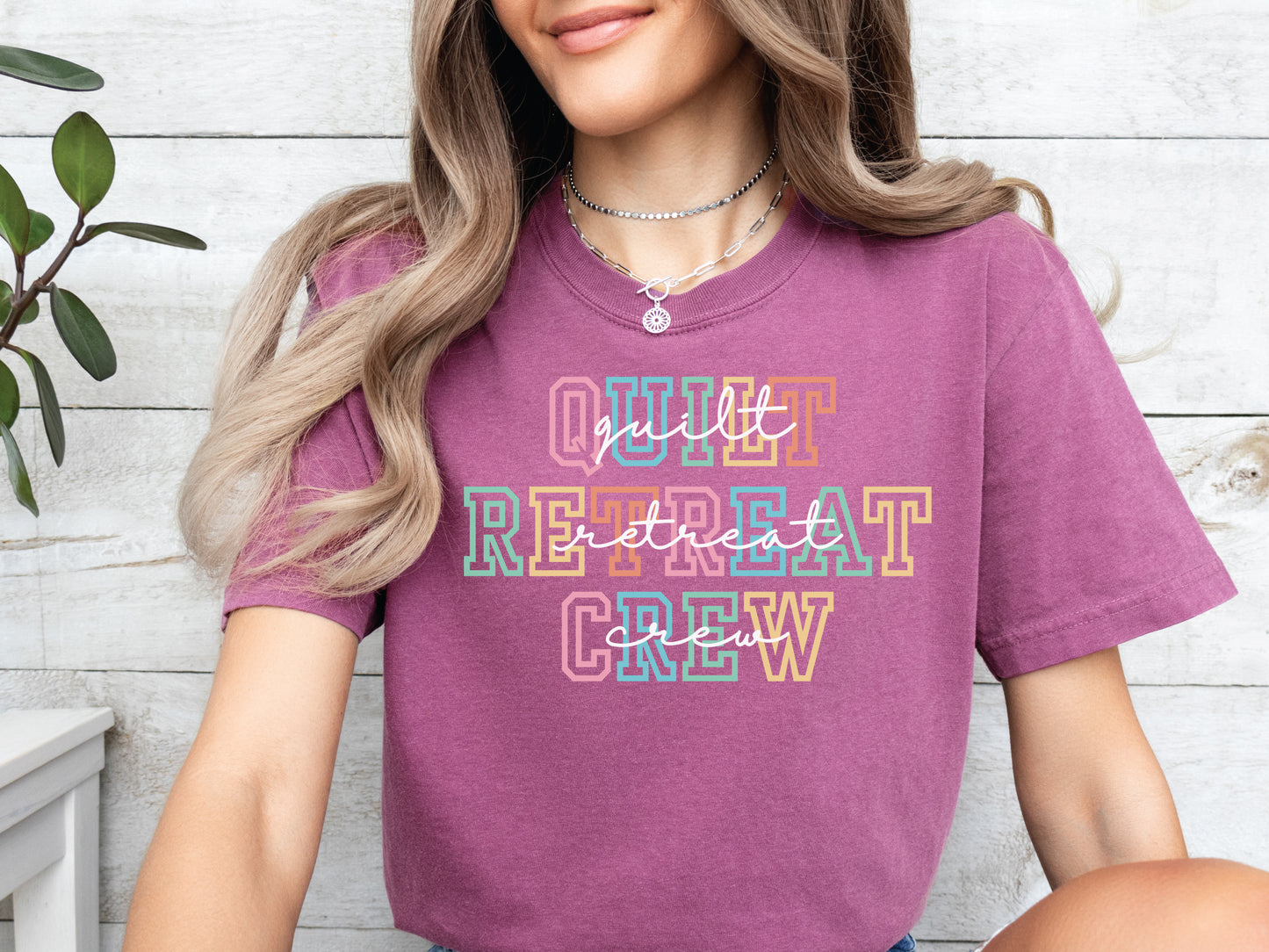 Quilt Retreat Crew T-Shirt