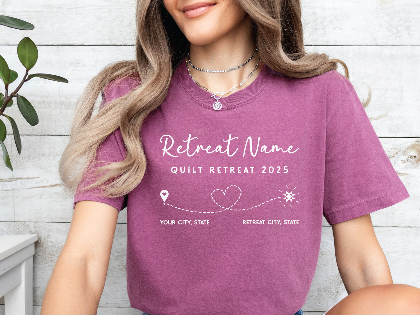 Quilt Retreat Personalized T-Shirt