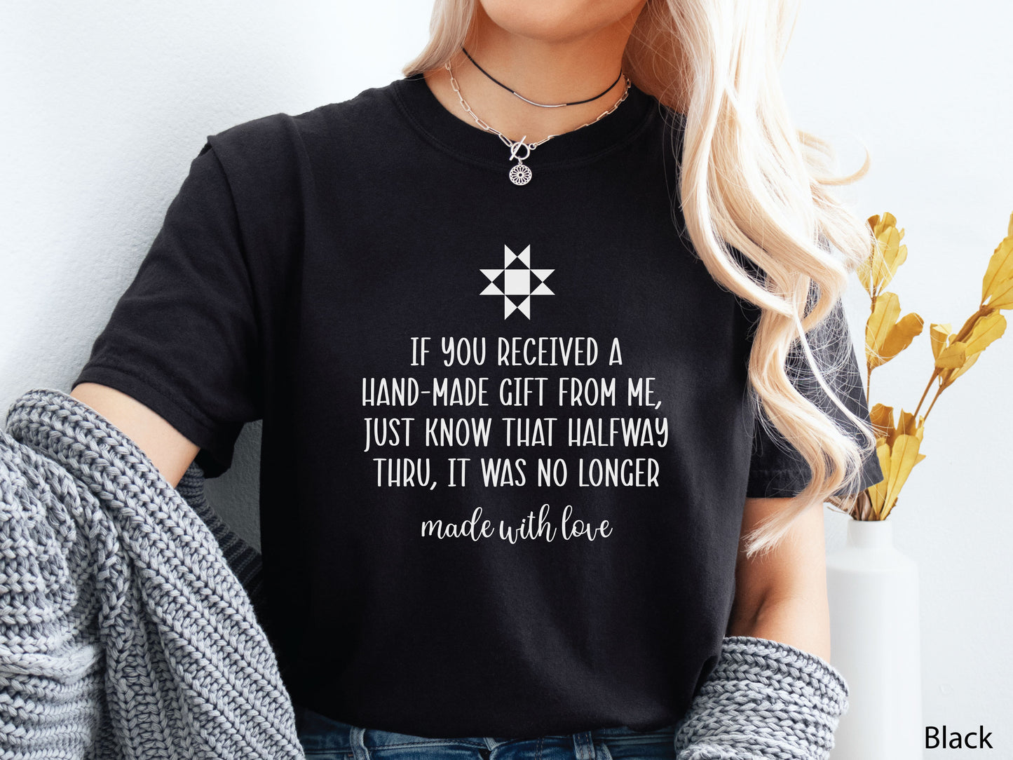 Made With Love Quilting T-Shirt