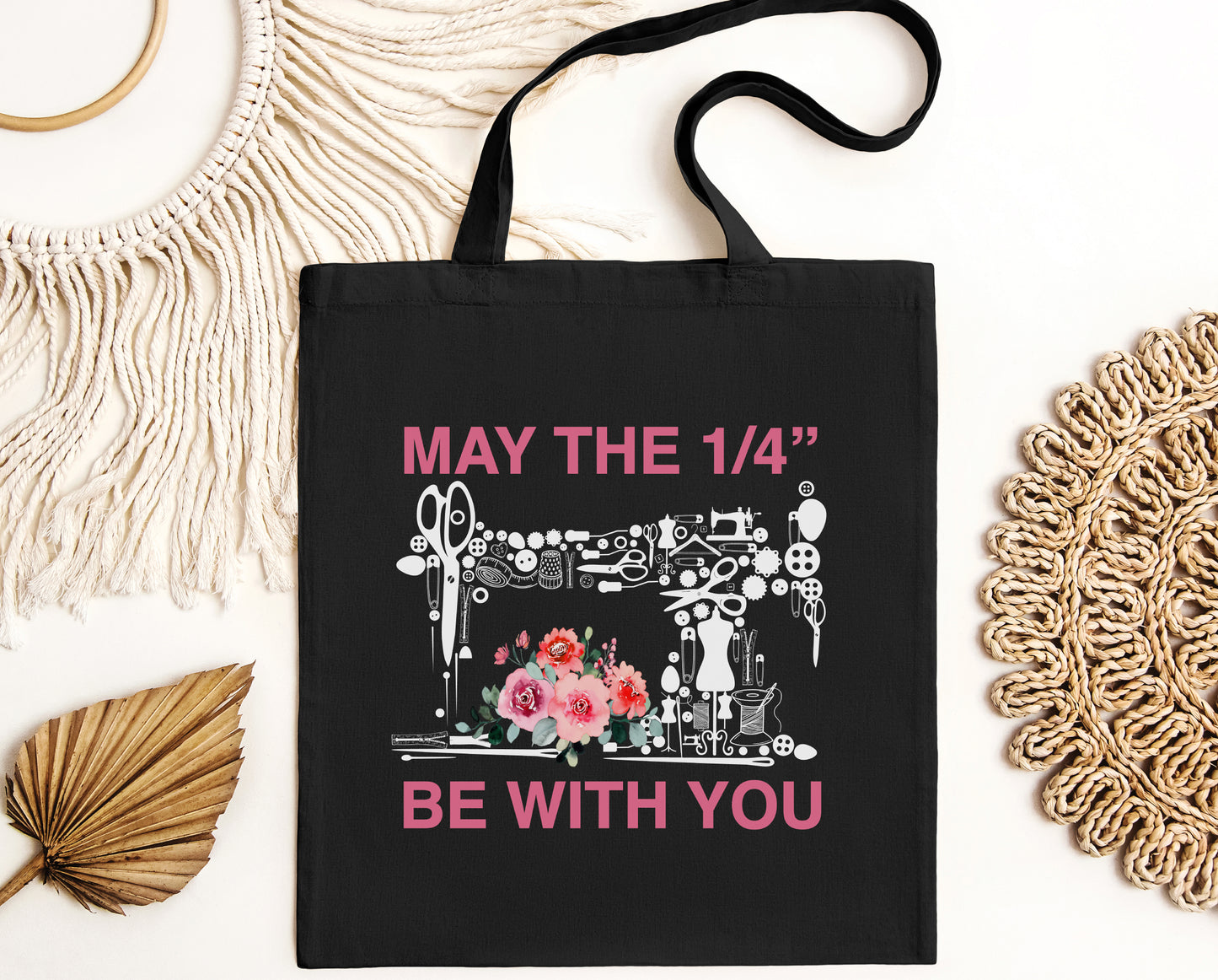 May the 1/4 Be With You Canvas Tote Bag