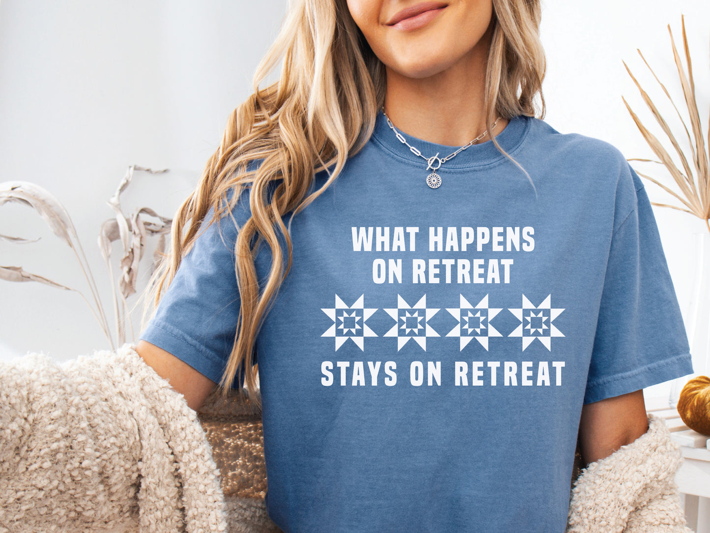 What Happens On Quilt Retreat T-Shirt