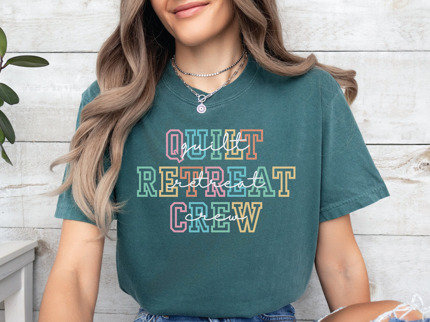 Quilt Retreat Crew T-Shirt