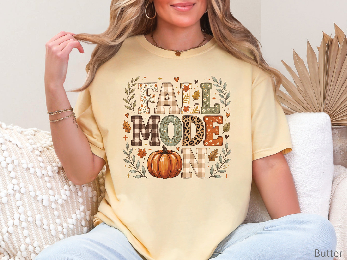 Fall Mode Patchwork T-Shirt