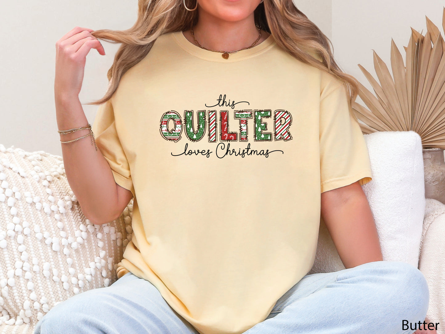 This Quilter Loves Christmas T-Shirt