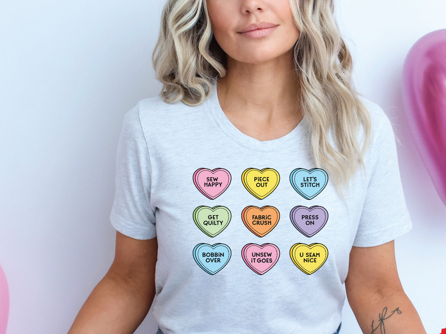 Valentine's Day Conversational Hearts T-Shirt